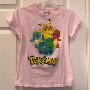 Girls pink Pokémon shirt, size 14
